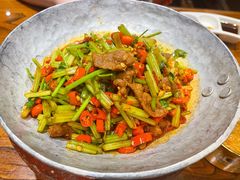 小炒黄牛肉-北京老铺烤鸭(老城根店)