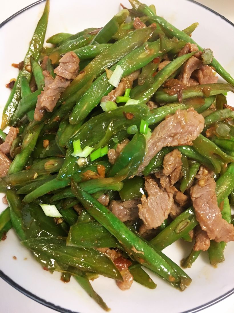 四季豆炒牛肉