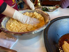 玉米面贴饼-江湖水乡铁锅炖魚(周庄嘉园店)