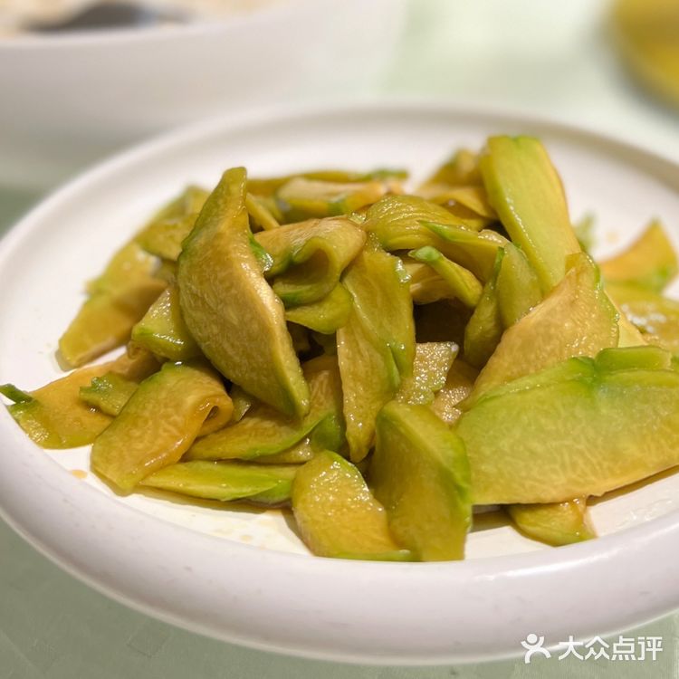 好几位朋友推荐的「福州南煎肝」连配菜都好吃！