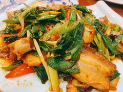 蒜苗回锅肉-川流不息·地道川菜·小龙虾(松东路店)