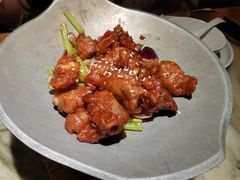 蒜香蜜汁排骨-绿茶餐厅(深圳龙华天虹购物中心店)