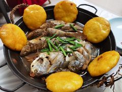 鱼锅饼子-宾朋海鲜饭庄(兴海路店)