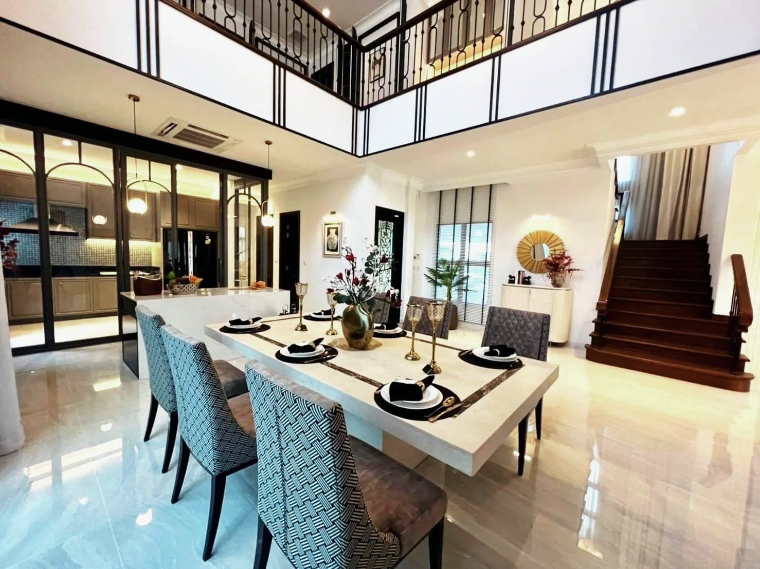 别墅内饰真的很喜欢