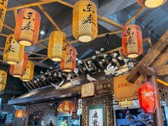 -东来菜馆•手抓海鲜家常菜•海鲜锅贴(鸽子窝店)