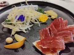 三年金钱火腿配大理手撕乳扇-泓0871臻选云南菜·味庄