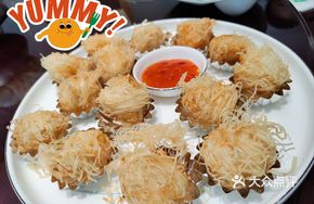Golden Thread Shrimp Balls