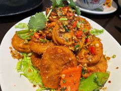 椒盐莲藕-大头虾越式风味餐厅(光明广场店)