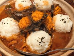 螺蛳椒五花肉鲍鱼饭-九號院子海鲜烧烤