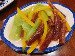 青笋炒腊肠-同得兴面馆.苏式面.三虾面(园区店)