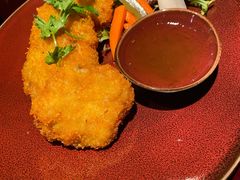 炸虾饼配甜辣酱-红泰·泰精选·特色料理(中山路店)