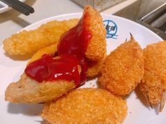 炸蟹腿-爱客得牛排海鲜烤肉·火锅自助(春熙路黑金好店)