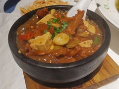 石锅鸭掌自磨豆腐-漓江又一軒·广西菜·桂林米粉(梅林店)