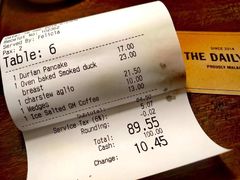 账单-The Daily Fix Cafe
