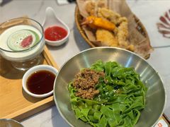 爽滑油泼菠菜面-蟹龙兴(宁波首店)