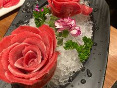 玫瑰雪花牛舌-捞王锅物料理(上海世茂广场店)