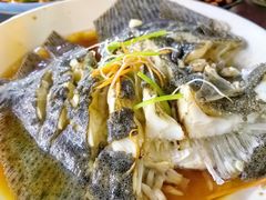清蒸多宝鱼-李哥海鲜烧烤家常菜(孔雀城店)