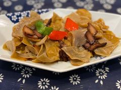 野生竹耳炒肉-禾悟农·农家私房菜