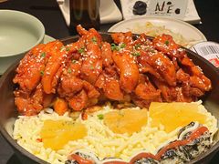 马苏里拉芝士辣炒鸡-NEED创意韩国料理(青岛万象城店)