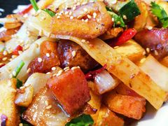 实蛋红肠炒冷面加饼-邢氏老太太烤串(北兴街店)