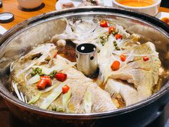 桑拿汽锅金目鲈鱼-老号尤兔头(西川店)