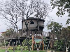 -田园东方蜜桃村的田野营地