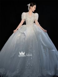 点击看大图 -艾拉·女王婚纱礼服馆
