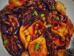 茄子烧年糕-宁波柏悦酒店·钱湖渔港