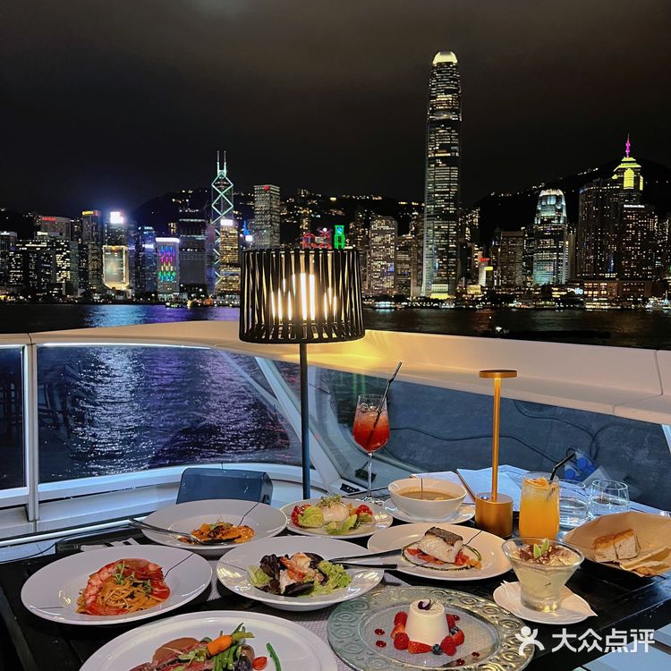 香港海边餐厅📷坐拥270°维港海景