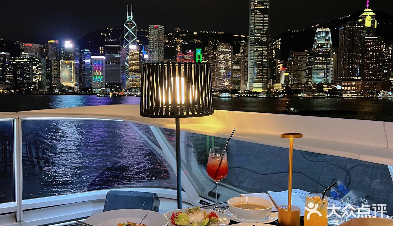 香港海边餐厅📷坐拥270°维港海景