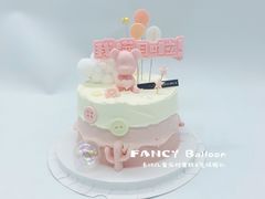 -卡比儿童蛋糕·心意定制·低脂零卡糖动物奶油FancyBALLOON(滨海店)