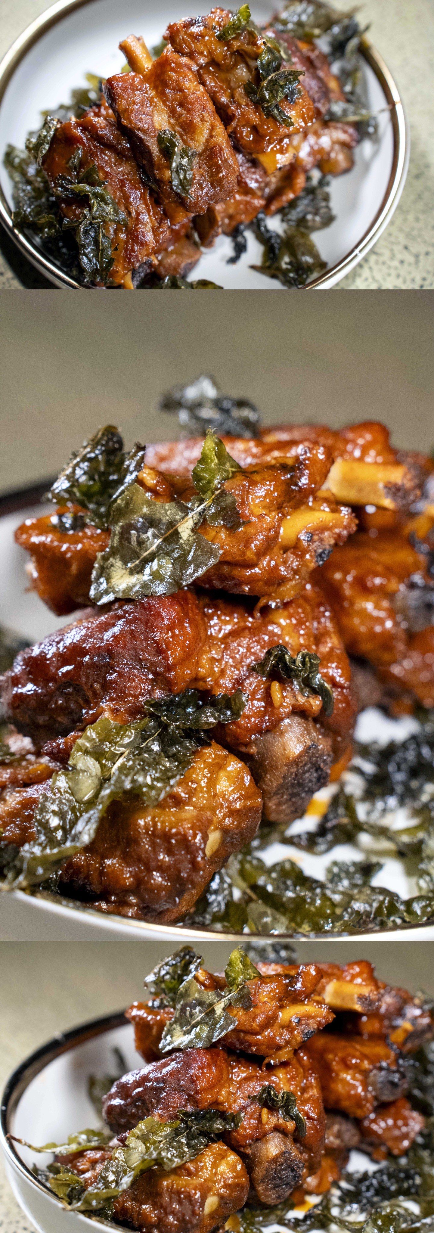 金沙蒜蓉大明虾,选用当日的新鲜明虾,肉质饱满清甜