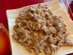 奶爆肉片-天津乾毓德饭庄·清真传统炒菜·海鲜烧烤(咸阳路店)