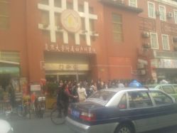黄牛打架很牛!-复旦大学附属妇产科医院(黄浦院区)