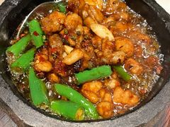 石锅杭椒牛蛙-桂满陇-西湖船宴(西单大悦城店)