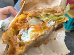 -小红车炸蛋葱油饼