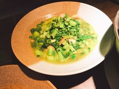广东菜心炒蘑菇-外婆家(杭州马塍店·杭帮菜名店)