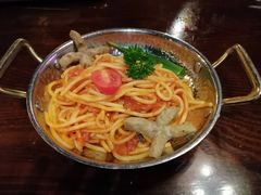 番茄香肠意大利面-马迭尔德式西餐精酿啤酒屋(中央大街店)