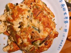 野胡葱炒土鸡蛋-吃饭皇帝大土家民族菜(正大广场店)