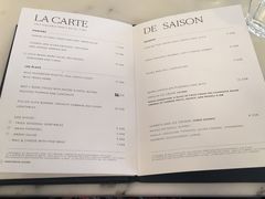 菜单-Le Comptoir de la Gastronomie