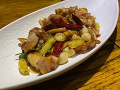 鲜花椒煎炒清远鸡-HOME餐厅粤菜 融合菜