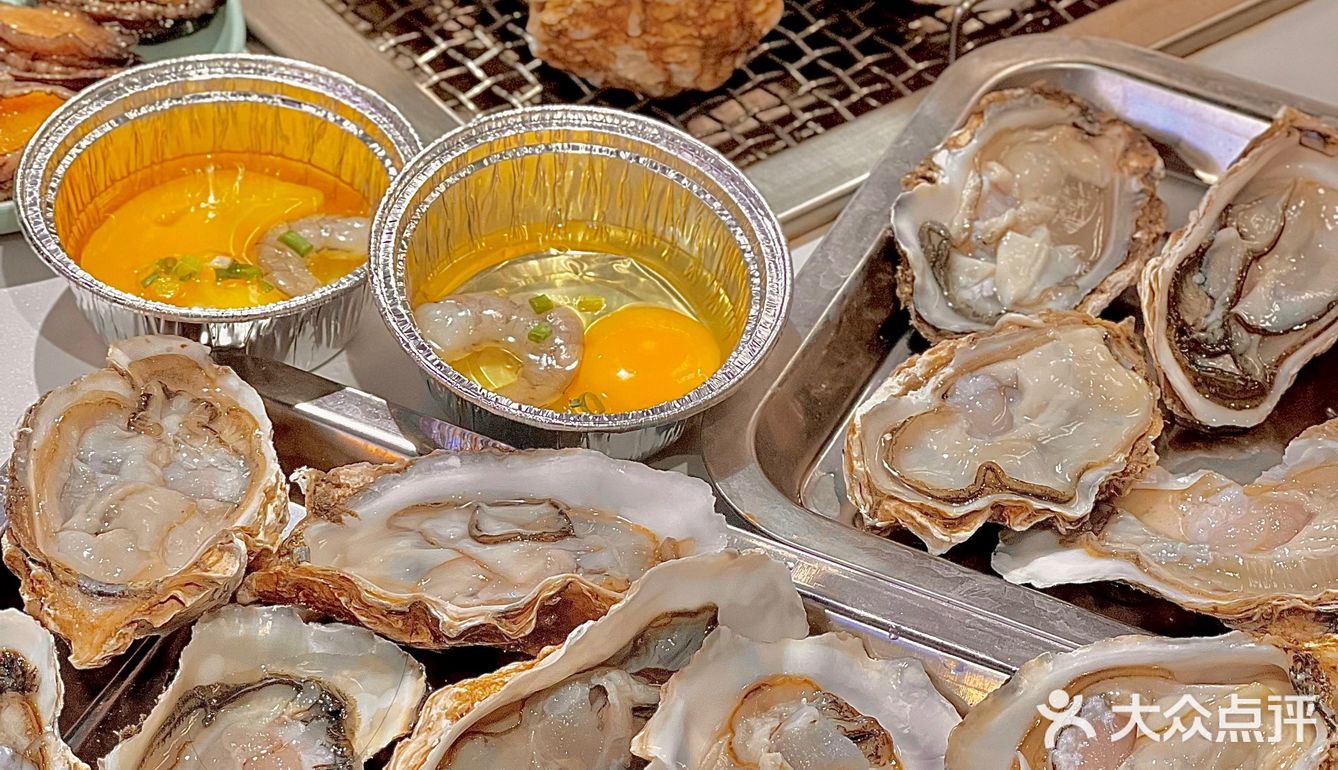 不愧是上海排名第1️⃣的生蚝自助！！生蚝无限畅吃人均只要100➕