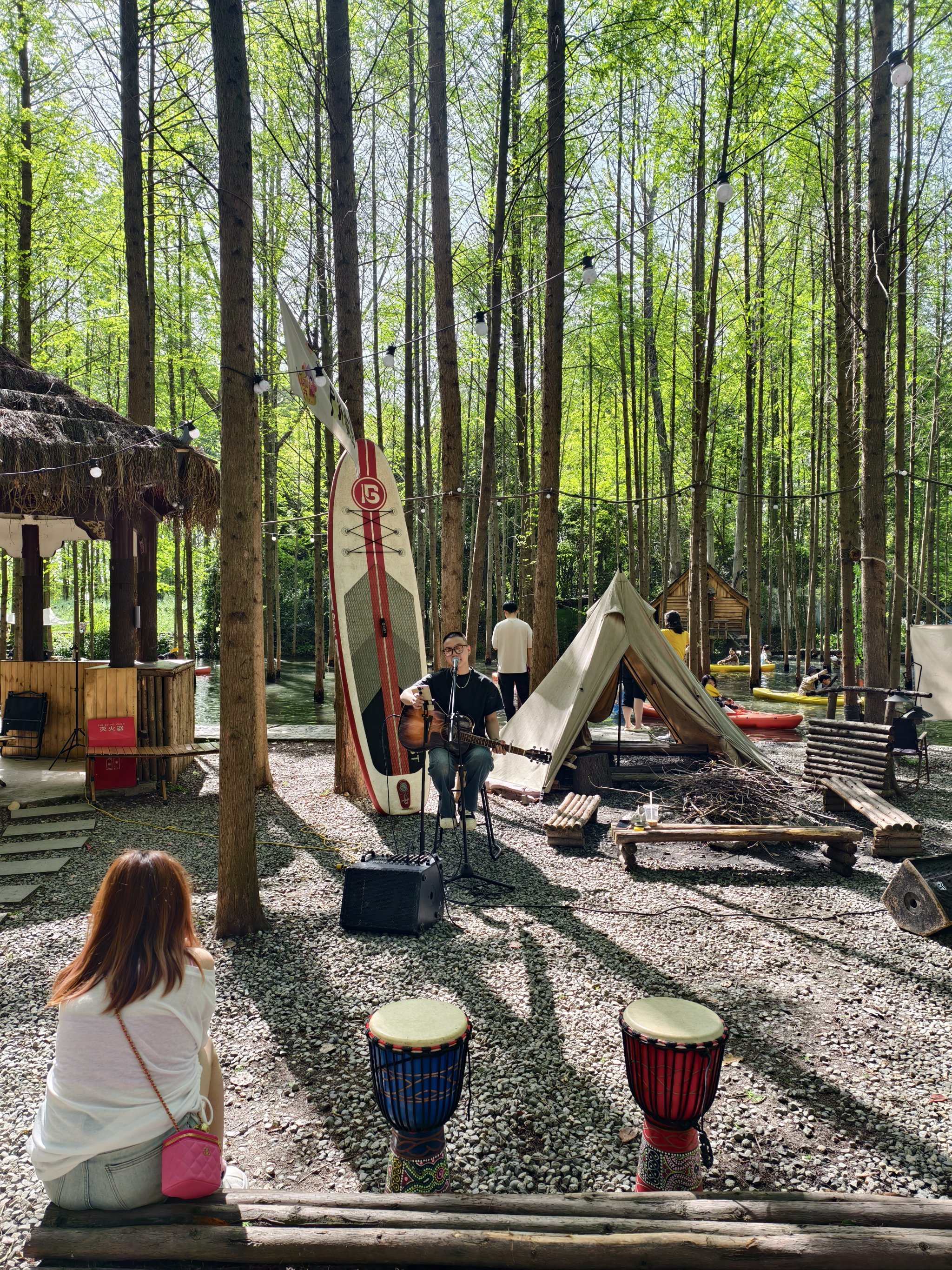 这家👉崇州的森林营地⛳️成功吸引到我了