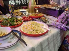 -海盗船. 龙虾烧烤. 酒馆