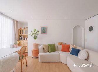 今日分享86㎡越看越清新舒服