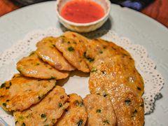 莲藕酿煎虾饼-聚缘堂·海鲜私房菜(松岭路店)