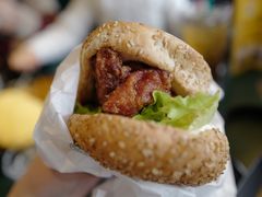 中式炸鸡汉堡-幸运小丑汉堡(Bay Area本店)