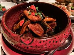 钱塘江鳗鱼烧澳洲牛肉-湖滨28中餐厅·西湖宴·杭州君悦酒店