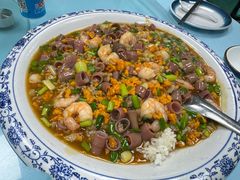 活海肠海胆盖浇饭-崴海渔村(虹梅路店)