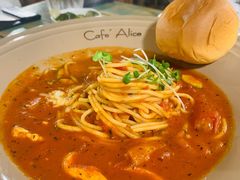 西红柿辣鸡意大利面-Cafe Alice咖啡爱丽丝(奥城店)